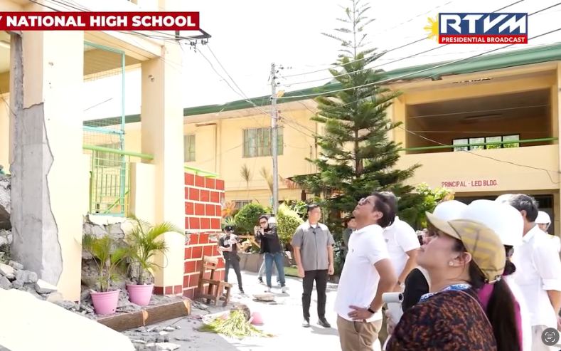 Marcos seeks mental health assessment for students after Mindanao earthquake