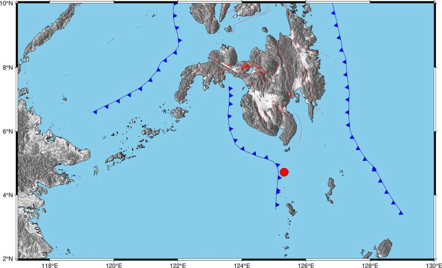 Magnitude 5.5 earthquake strikes offshore Sarangani, Davao Occidental