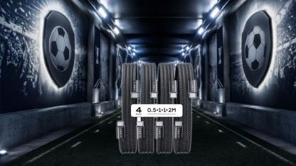 Anzeige: Zur WM schnellladen - nur 1,58 Euro pro USB-C-Kabel